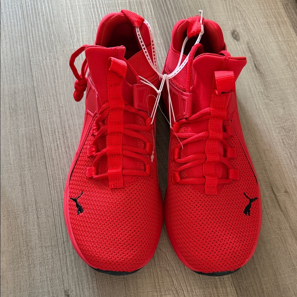 Puma men’s Bright Red Sneakers